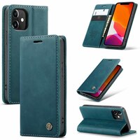 Caseme Retro Wallet Case hoesje voor iPhone 12 mini - blauw