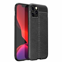 Just in Case Soft Design TPU Case hoesje voor iPhone 12 Pro Max - zwart