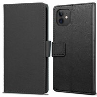 Just in Case Wallet Case hoesje voor iPhone 12 mini - zwart