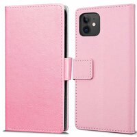 Just in Case Wallet Case hoesje voor iPhone 12 mini - roze