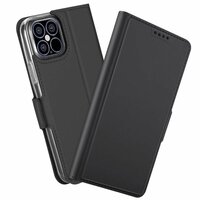 Just in Case Wallet Case Slimline hoesje voor iPhone 12 Pro Max - zwart
