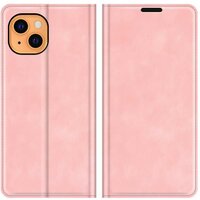Just in Case Wallet Case Magnetic hoesje voor iPhone 13 mini - roze