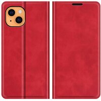 Just in Case Wallet Case Magnetic hoesje voor iPhone 13 - rood