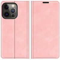 Just in Case Wallet Case Magnetic hoesje voor iPhone 13 Pro Max - roze