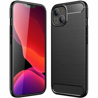 Just in Case Rugged TPU Case hoesje voor iPhone 13 - zwart