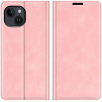 Just in Case Wallet Case Magnetic hoesje voor iPhone 14 Plus - roze