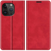 Just in Case Wallet Case Magnetic hoesje voor iPhone 14 Pro Max - rood