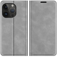 Just in Case Wallet Case Magnetic hoesje voor iPhone 14 Pro Max - grijs