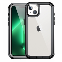 Just in Case Waterproof Case hoesje voor iPhone 14 - zwart
