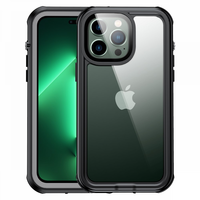Just in Case Waterproof Case hoesje voor iPhone 14 Pro - zwart