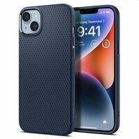 Spigen Liquid Air Case hoesje voor iPhone 14 - Navy blauw