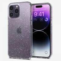 Spigen Liquid Crystal Glitter Case hoesje voor iPhone 14 Pro - transparant