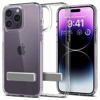 Spigen Ultra Hybrid Case S hoesje voor iPhone 14 Pro Max - transparant