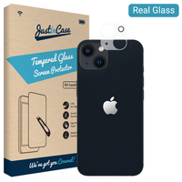Just in Case Tempered Glass Camera Lens 2 stuks voor iPhone 14 Plus - transparant