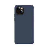 Xqisit NP Silicone case Anti Bac hoesje voor iPhone 14 - blauw