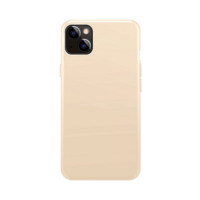 Xqisit NP Silicone case Anti Bac hoesje voor iPhone 14 - zand