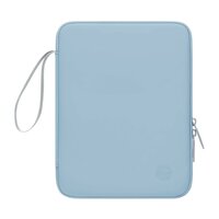 Sleeve Pouch kunstleer hoes voor iPad Pro 12.9 inch (2018 2020 2021 2022) - lichtblauw