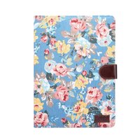 Bloemen Bookcase hoes voor iPad Pro 11 inch (2018 2020 2021 2022) & iPad Air 4 en iPad Air 5