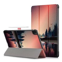 Midnight Trifold hoes voor iPad Pro 11 inch (2018 2020 2021 2022) & iPad Air 4 en iPad Air 5 - zwart