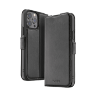 FLAVR Leather Wallet Case Recycled hoesje voor iPhone 15 Pro Max - Zwart
