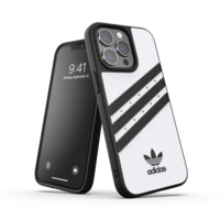 adidas Moulded Case PU hoesje voor iPhone 13 & iPhone 13 Pro - Wit