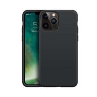 Xqisit NP Silicone Case Anti Bac hoesje voor iPhone 13 Pro - Zwart