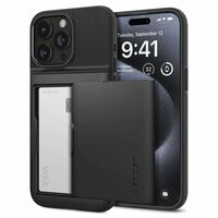 Spigen Slim Armor CS hoesje voor iPhone 15 Pro - zwart