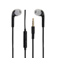 Zwarte In-Ear oortjes - Oordopjes - Microfoon - Knopje