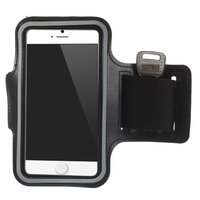 Hardloopband voor Telefoon iPhone Mobiel Medium Sport Armband - Sportband - Zwart