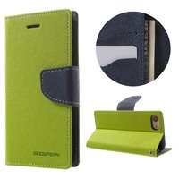 Groen Mercury Goospery portemonnee hoesje iPhone 7 8 SE 2020 SE 2022 lederen - Bookcase