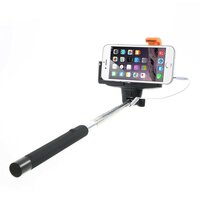 Selfie stick met Audiokabel knopje monopod