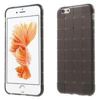 iPhone 6 6s grijs geblokt hoesje TPU cover extra bescherming