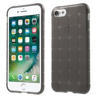 Grijze blokken TPU iPhone 7 8 SE 2020 hoesje case cover