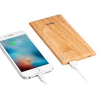 Hoco B10 Powerbank Hout patroon - 7000mAh - Quick Charge Snellader