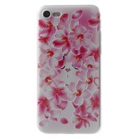 Perzik Bloem iPhone 7 8 SE 2020 SE 2022 TPU hoesje - Roze Wit