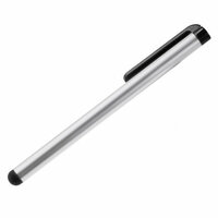 Stylus pen voor iPhone iPod iPad pennetje Galaxy styluspen - Zilver