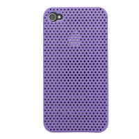 Mesh iPhone 4 4S Case gaatjes hoesje hardcase - Paars