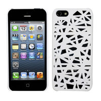 Vogelnest hoesje Bird case iPhone 5 5s SE 2016 Case Cover Uniek Bird Nest Ontwerp - Wit