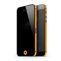 Bumper sticker iPhone 5 5s SE 2016 Decor Color Edge Skin - Oranje