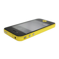 Decor Color Edge iPhone 4 4s Bumper stickers Skin - Geel