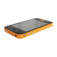 Decor Color Edge iPhone 4 4s Bumper stickers Skin - Oranje