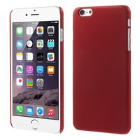 Stevige gekleurde hardcase iPhone 6 Plus 6s Plus Hoesje - Rood