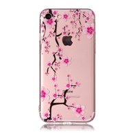 Roze bloesemtakken TPU hoesje iPhone 7 8 SE 2020 SE 2022 - Transparant