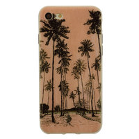 Tinystories handgeschilderde palmbomen illustratie hoesje iPhone 7 8 SE 2020 SE 2022 - Palm Case