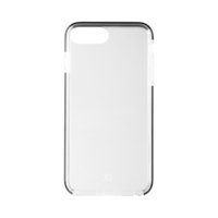 Xqisit Mitico Bumper TPU iPhone 6 Plus 6s Plus 7 Plus 8 Plus hoesje - Transparant Zwart