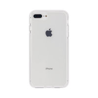 Xqisit Mitico Bumper Clear TPU iPhone 6 Plus 6s Plus 7 Plus 8 Plus hoesje - Transparant Zilver