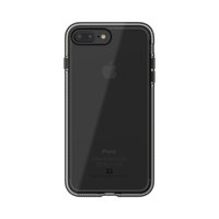 Xqisit PHANTOM XTREME Case iPhone 7 Plus 8 Plus hoesje - Transparant Antraciet