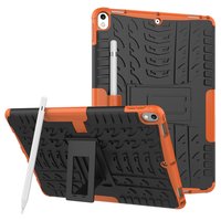 Hybride TPU Polycarbonaat iPad Air 3 (2019) & iPad Pro 10.5 inch case - Oranje Profiel Standaard