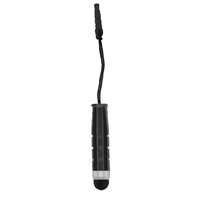 Mini Stylus pen headphonejack aux - zwart