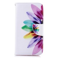Bookcase Portemonnee Bloemen Hoesje wallet iPhone XR - Wit Roze